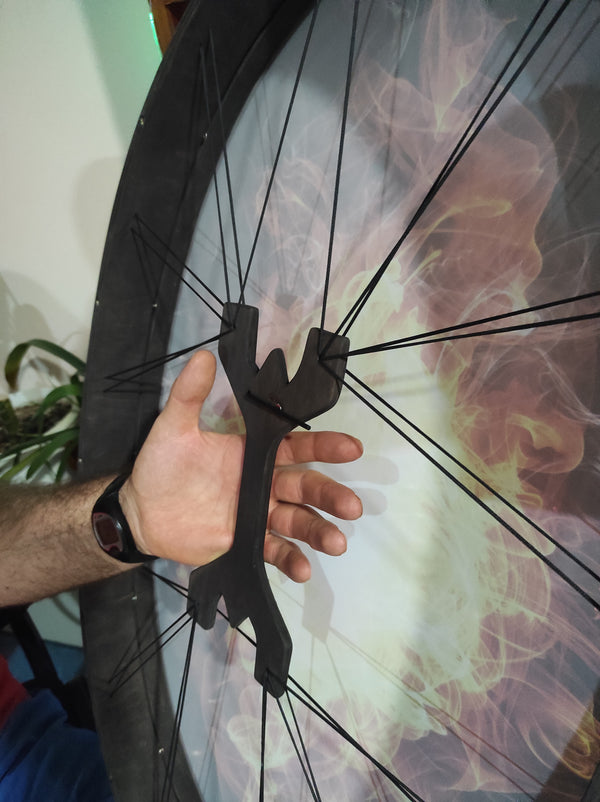 19" x 32" King Vegan Tunable Hand Drum and Bag