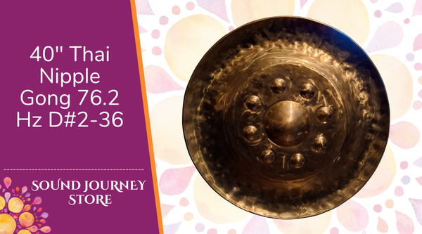 40" Thai Nipple Gong 76.2 Hz D#2-36