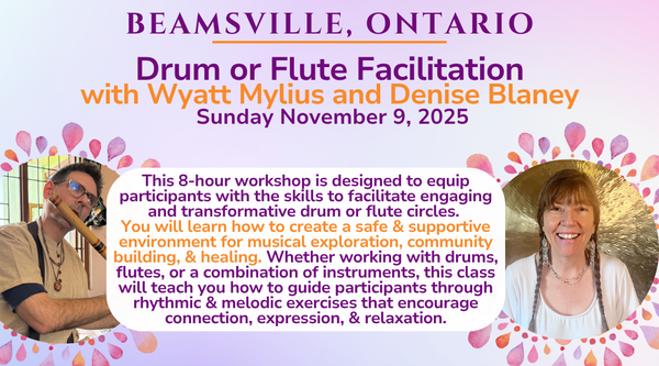 Drum or Flute Circle Facilitation November 2025
