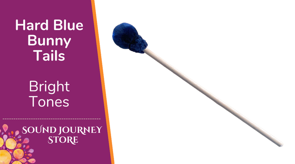 Hard Blue Bunny Tail Mallets