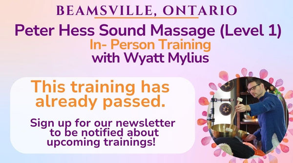 Peter Hess Sound Massage (Level 1)