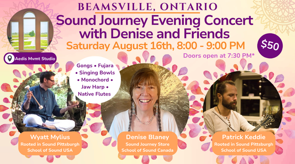 Sound Journey Evening Concert with Denise and Friends in Beamsville, ON
