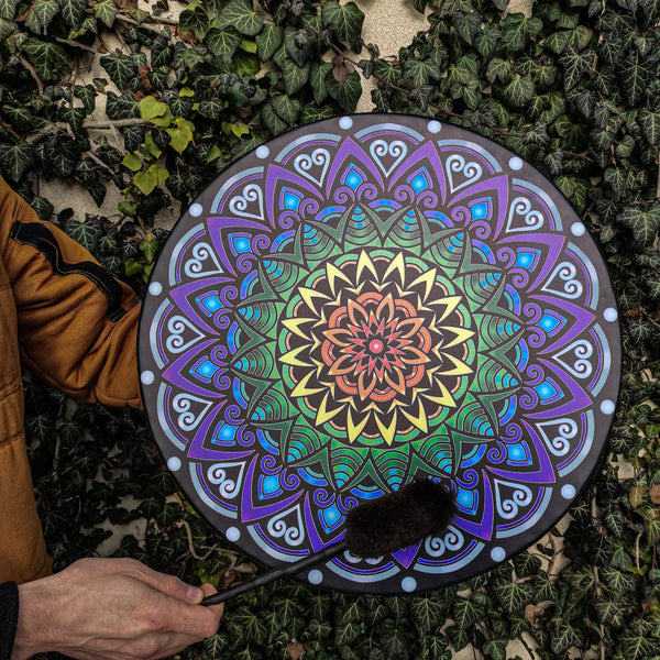 20" Healing Yantra Vegan Tunable Hand Drum