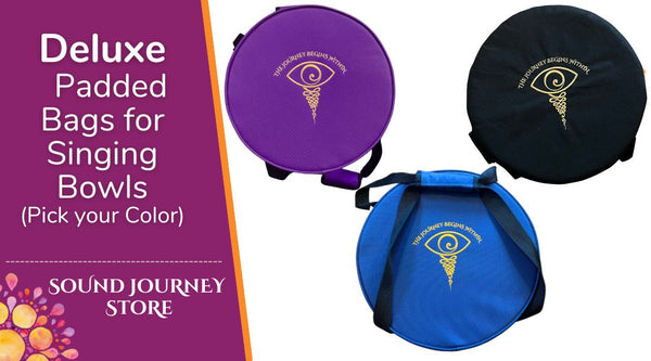 Deluxe Padded Bags for Singing Bowls