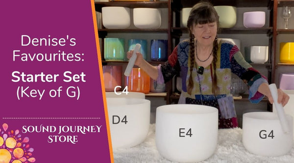 Key of G - Starter Set - 5 Bowls G3 C4 D4 E4 G4