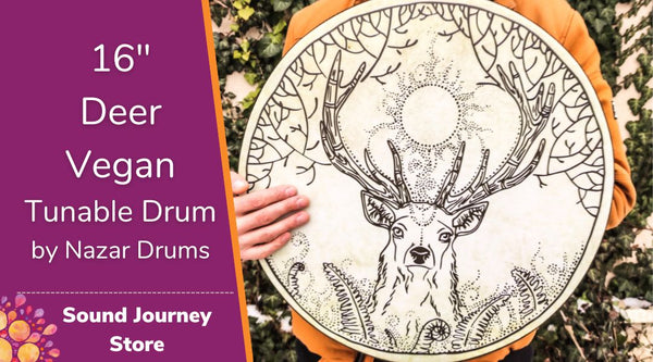 16" Deer Vegan Tunable Hand Drum