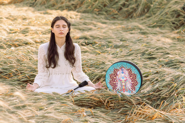18" Chakra Healing Vegan Tunable Hand Drum
