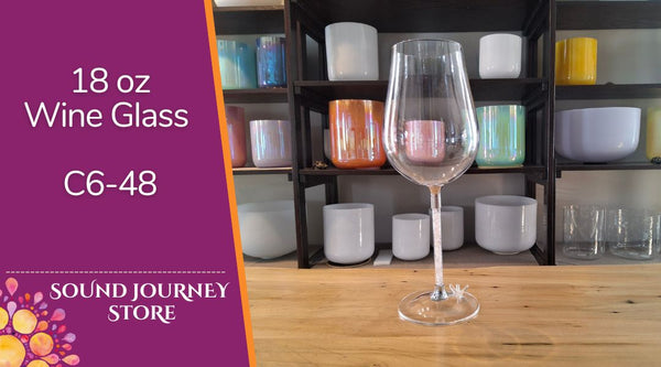 18 oz Wine Glass Singing Bowls - Super High Notes