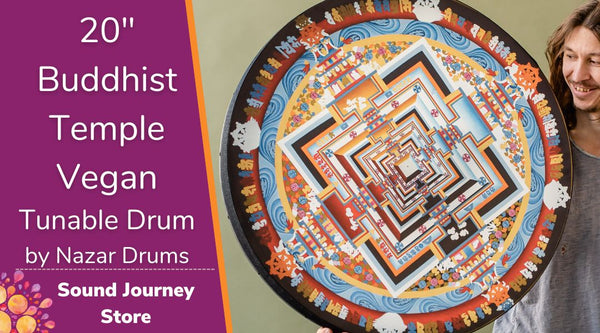20" Buddhist Temple Vegan Tunable Hand Drum