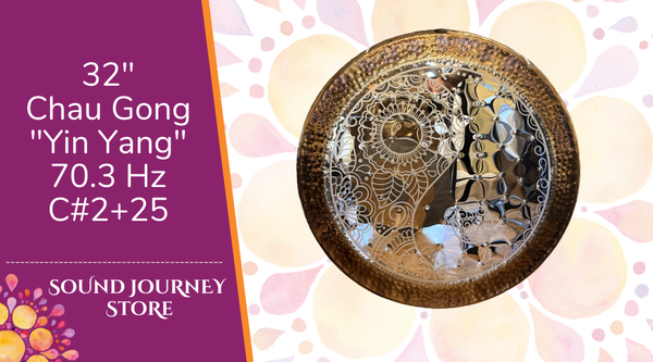 32" Chau Gong "Yin Yang" Nickel Silver 70.3 Hz C#2+25