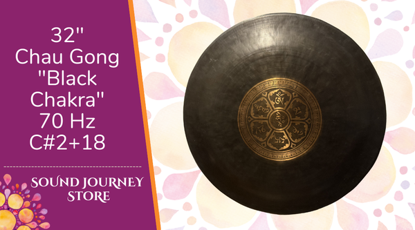 32" Chau Gong "Black Chakra" 70 Hz C#2+18