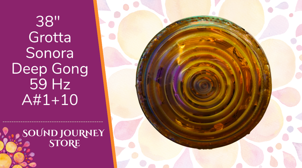 38" Grotta Sonora Deep Gong 59 Hz A#1+10
