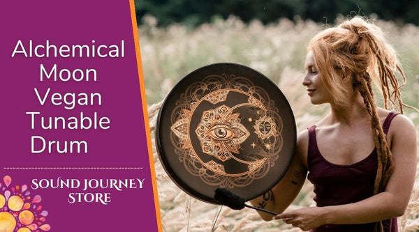 16" and 24" Alchemical Moon Vegan Tunable Hand Drum
