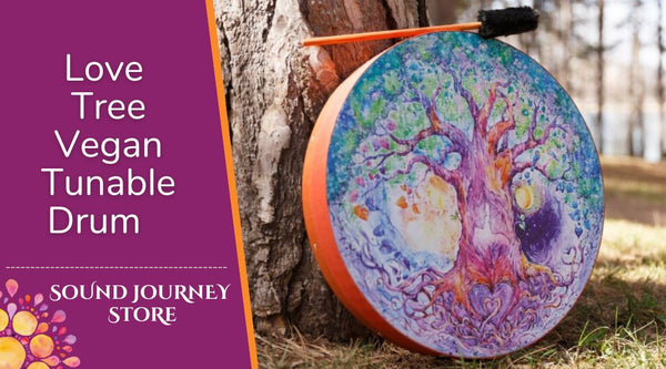 14" and 20" Love Tree Vegan Tunable Hand Drum