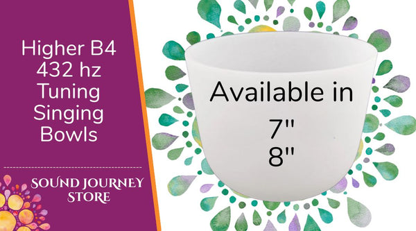 Higher B4: 432 hz Tuning Singing Bowls