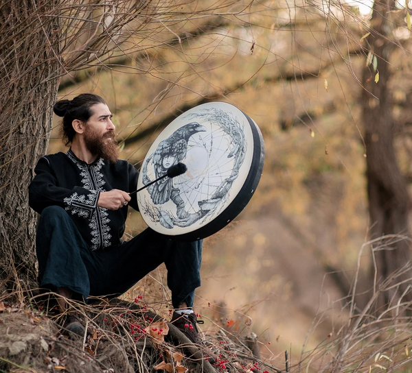20" Shamans Raven Vegan Tunable Hand Drum