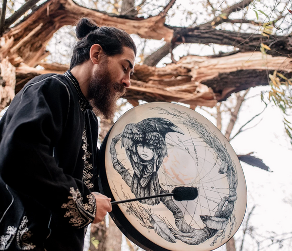 20" Shamans Raven Vegan Tunable Hand Drum
