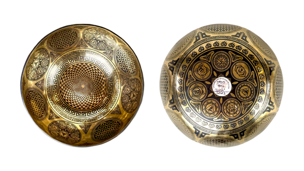 Traditional Artwork Bowls "Lush" Three Bowl Set