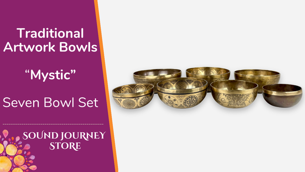 Traditional Artwork Bowls "Mystic" Seven Bowl Set