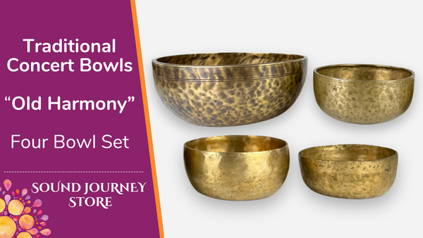 Traditional Concert Bowls "Old Harmony" Four Bowl Set