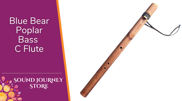 Low C minor Bass Blue Bear Flute