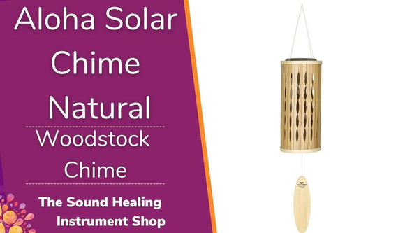 This Aloha Solar Chime is beautiful by day, magical by night!