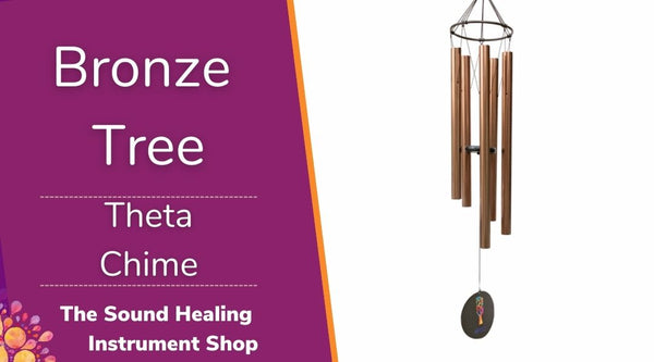 Bronze Tree Wind Chime by Theta Chimes