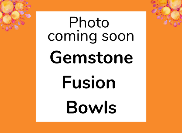 Middle 10" D4: Malachite Gemstone Fusion Crystal Singing Bowl